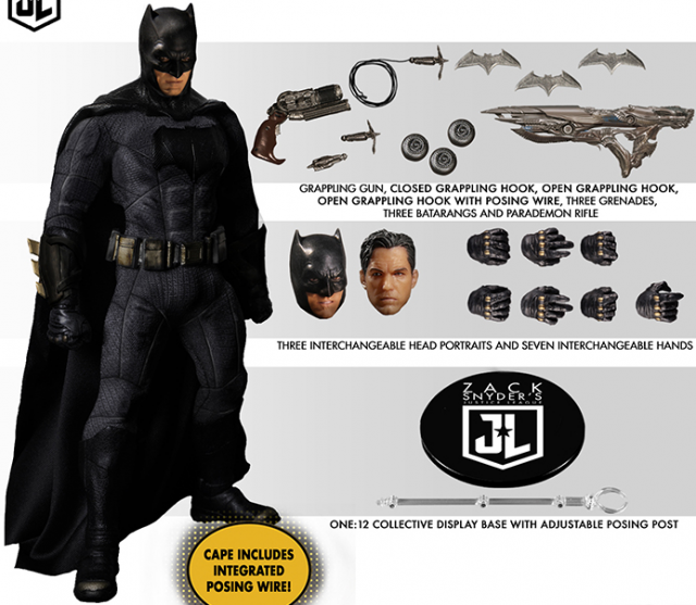Zack Snyder's Justice League One:12 Collective Deluxe Box Set | DC Comics | Mezco Toyz