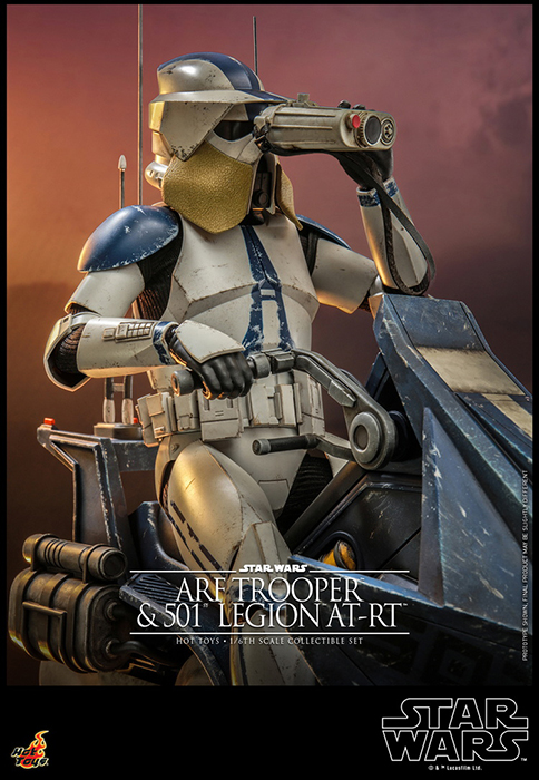 ARF Trooper and 501st Legion AT-RT 1/6th Scale Collectible Set | Hot Toys TV Masterpiece | Star Wars: The Clone Wars