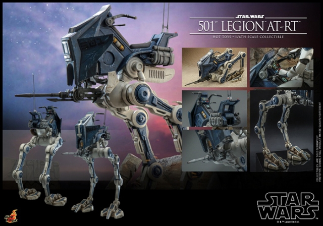 ARF Trooper and 501st Legion AT-RT 1/6th Scale Collectible Set | Hot Toys TV Masterpiece | Star Wars: The Clone Wars