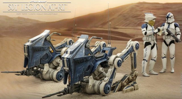 ARF Trooper and 501st Legion AT-RT 1/6th Scale Collectible Set | Hot Toys TV Masterpiece | Star Wars: The Clone Wars