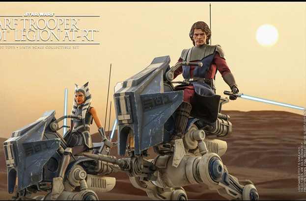 ARF Trooper and 501st Legion AT-RT 1/6th Scale Collectible Set | Hot Toys TV Masterpiece | Star Wars: The Clone Wars