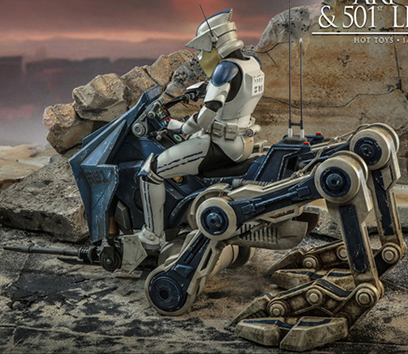 ARF Trooper and 501st Legion AT-RT 1/6th Scale Collectible Set | Hot Toys TV Masterpiece | Star Wars: The Clone Wars