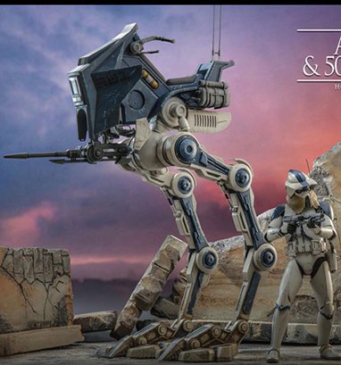 ARF Trooper and 501st Legion AT-RT 1/6th Scale Collectible Set | Hot Toys TV Masterpiece | Star Wars: The Clone Wars