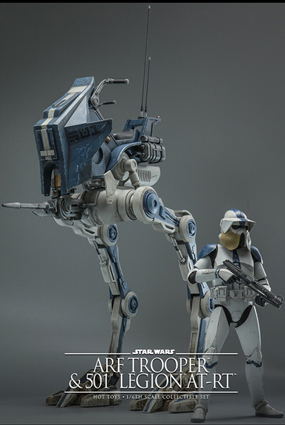 ARF Trooper and 501st Legion AT-RT 1/6th Scale Collectible Set | Hot Toys TV Masterpiece | Star Wars: The Clone Wars