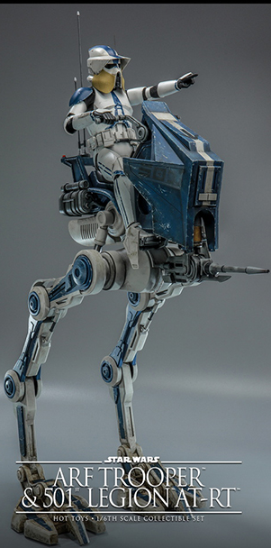 ARF Trooper and 501st Legion AT-RT 1/6th Scale Collectible Set | Hot Toys TV Masterpiece | Star Wars: The Clone Wars