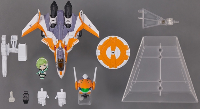 VF-31E Siegfried Chuck Mustang Use Version and Reina Prowler Set Tiny Session | Macross Delta | Bandai Spirits