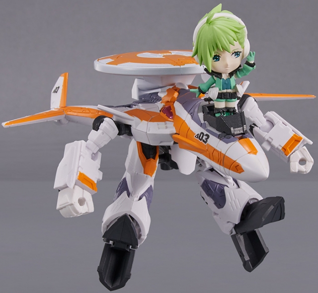 VF-31E Siegfried Chuck Mustang Use Version and Reina Prowler Set Tiny Session | Macross Delta | Bandai Spirits