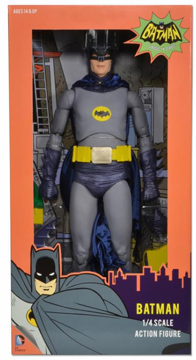 Adam West Batman 1/4 Scale | Batman Classic 1966 TV Series | NECA