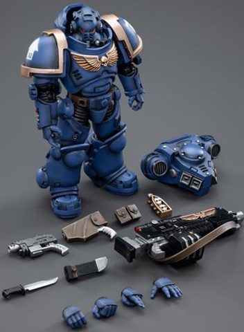 Ultramarines Heavy Intercessor Helvin Gure 1/18 Scale | Warhammer 40K | Joy Toy