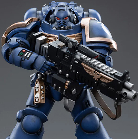 Ultramarines Heavy Intercessor Helvin Gure 1/18 Scale | Warhammer 40K | Joy Toy