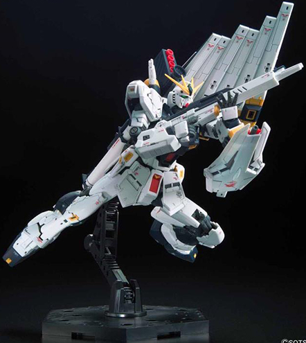 Nu Gundam 1/144 Scale Real Grade Model Kit | Mobile Suit Gundam: Char's Counterattack | Bandai Spirits