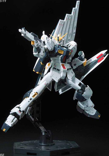 Nu Gundam 1/144 Scale Real Grade Model Kit | Mobile Suit Gundam: Char's Counterattack | Bandai Spirits