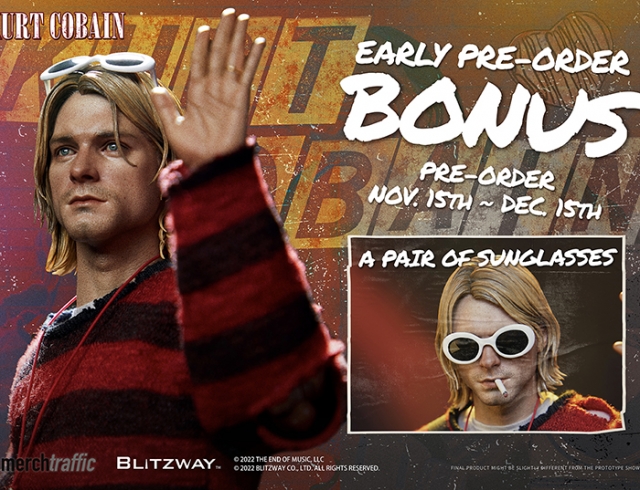 Kurt Cobain | Blitzway Collectible Figure | TFSource