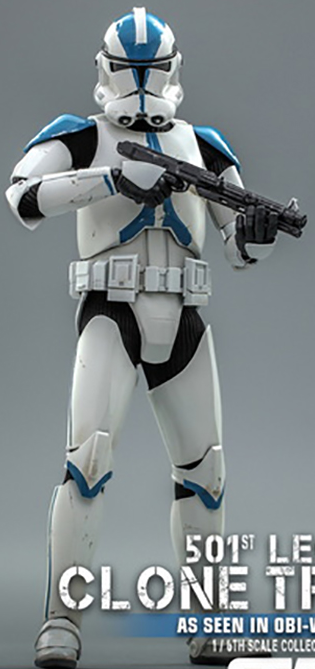 TMS092 501st Clone Trooper 1/6th Scale Collectible Figure | Hot Toys TV Masterpiece | Star Wars: Obi-Wan Kenobi
