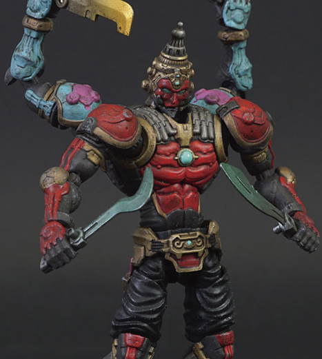 FAV-H15 Rakshasa-Cyan Red 1:18 Scale | Annex 2179 FAV