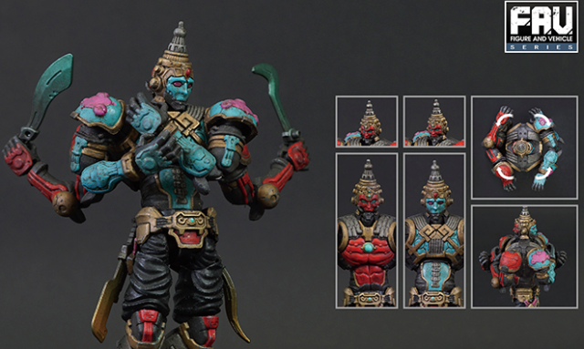 FAV-H15 Rakshasa-Cyan Red 1:18 Scale | Annex 2179 FAV