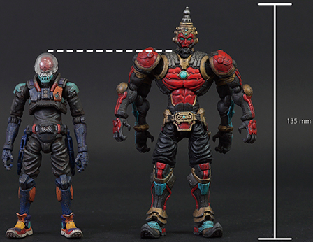 FAV-H15 Rakshasa-Cyan Red 1:18 Scale | Annex 2179 FAV