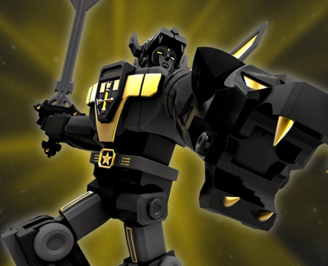 Voltron Galaxy Black 7-Inch Scale | Voltron: Defender of the Universe Ultimates | Super7