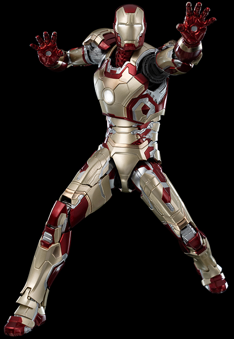Iron Man Mark 42 DLX Collectible Figure| Threezero Avengers: Infinity Saga DLX
