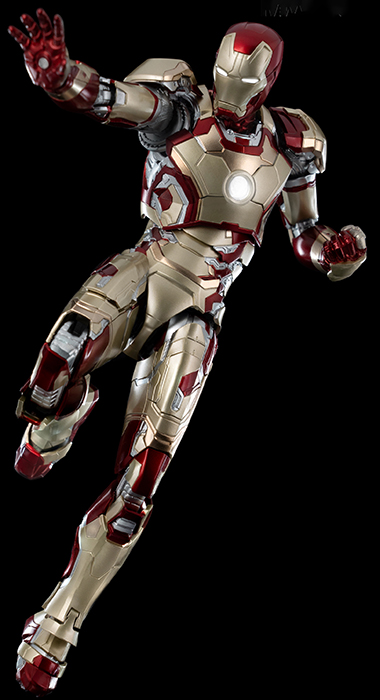Iron Man Mark 42 DLX Collectible Figure| Threezero Avengers: Infinity Saga DLX