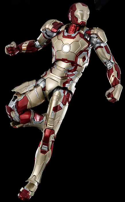 Iron Man Mark 42 DLX Collectible Figure| Threezero Avengers: Infinity Saga DLX