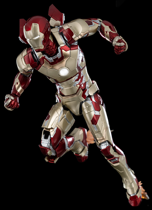 Iron Man Mark 42 DLX Collectible Figure| Threezero Avengers: Infinity Saga DLX