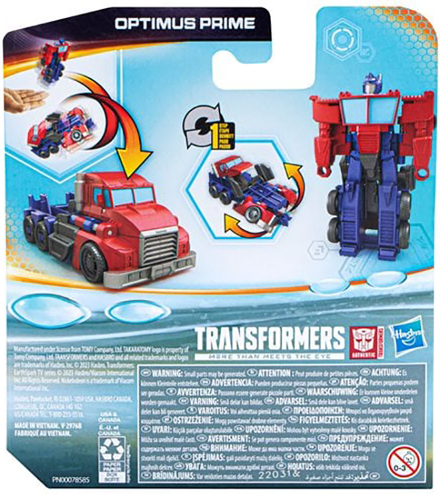 1 Step Flip Optimus Prime | Transformers:  Earthspark