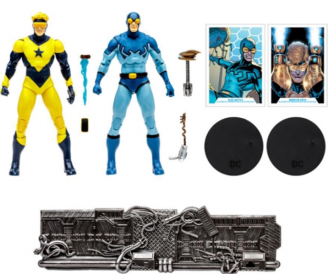Booster Gold and Blue Beetle 7-inch Scale Two-Pack | DC Multiverse | McFarlane Toys