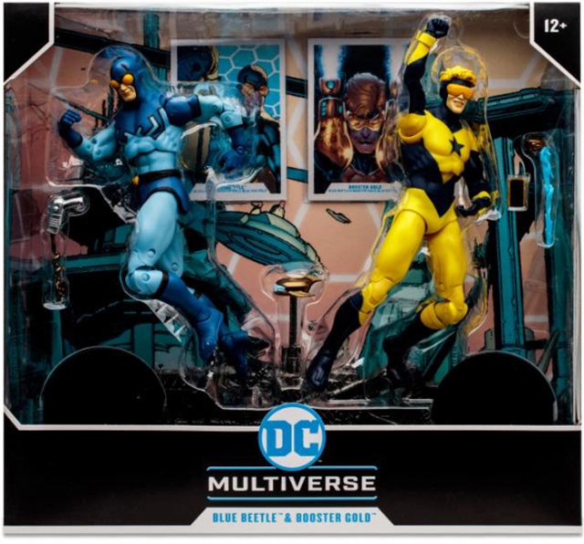 Booster Gold and Blue Beetle 7-inch Scale Two-Pack | DC Multiverse | McFarlane Toys