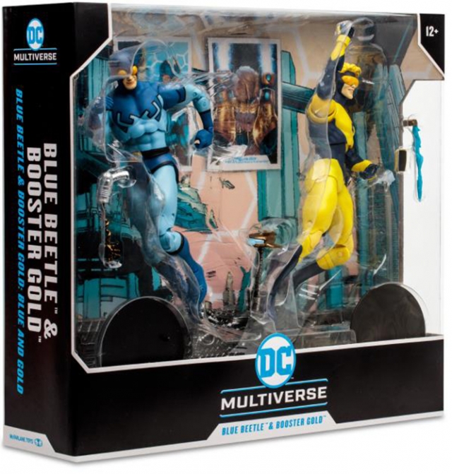 Booster Gold and Blue Beetle 7-inch Scale Two-Pack | DC Multiverse | McFarlane Toys