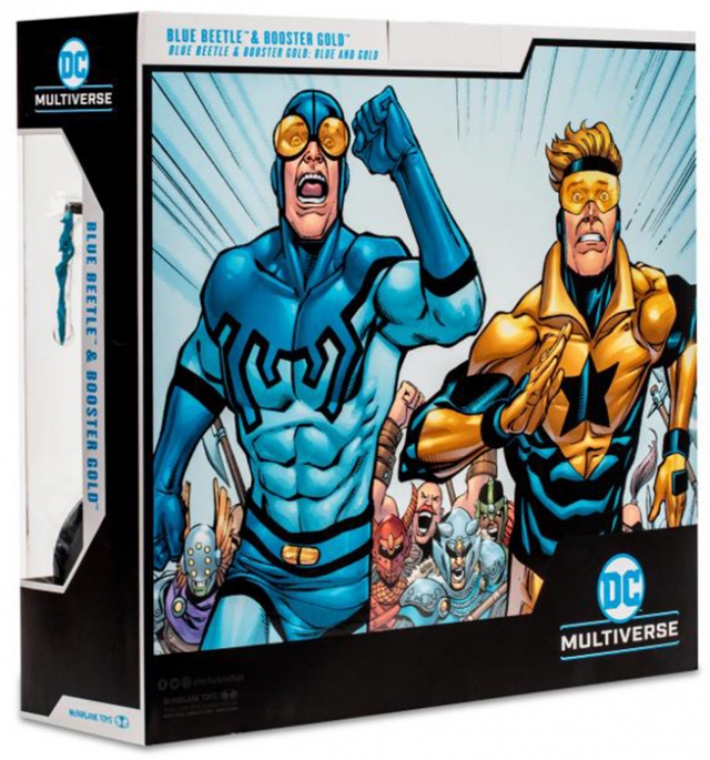 Booster Gold and Blue Beetle 7-inch Scale Two-Pack | DC Multiverse | McFarlane Toys
