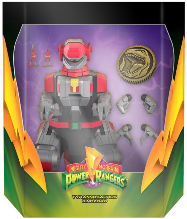 Tyrannosaurus Dinozord 7-inch Scale | Mighty Morphin Power Rangers Ultimates | Super7