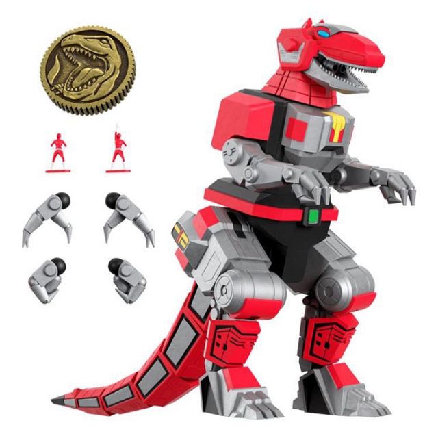 Tyrannosaurus Dinozord 7-inch Scale | Mighty Morphin Power Rangers Ultimates | Super7