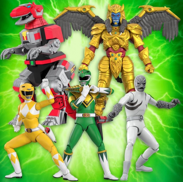 Tyrannosaurus Dinozord 7-inch Scale | Mighty Morphin Power Rangers Ultimates | Super7