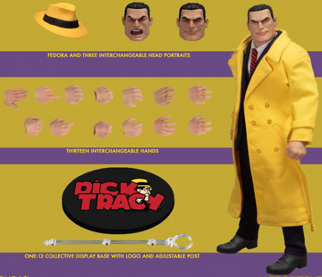 Dick Tracy and Flattop Box Set One:12 Collective | Dick Tracy | Mezco Toyz
