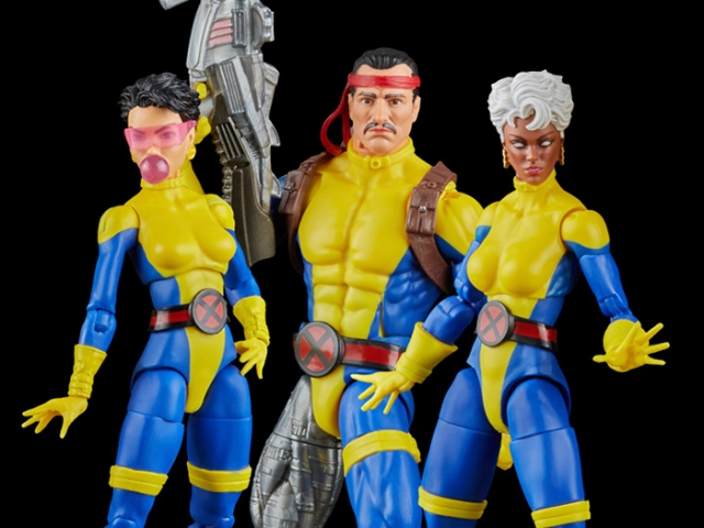 Forge, Storm, and Jubilee 6-inch Scale Three-Pack | The Uncanny X-Men | Marvel Legends 60th Anniversary 