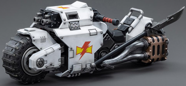 White Scars Raider-Pattern Combat Bike 1/18 Scale | Warhammer 40K | Joy Toy