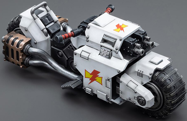 White Scars Raider-Pattern Combat Bike 1/18 Scale | Warhammer 40K | Joy Toy