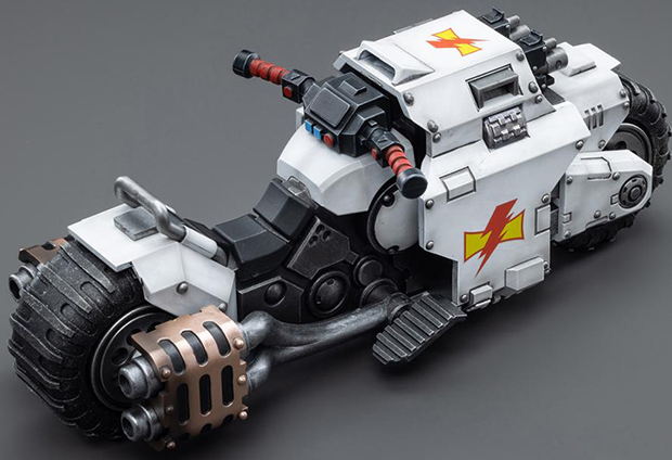 White Scars Raider-Pattern Combat Bike 1/18 Scale | Warhammer 40K | Joy Toy