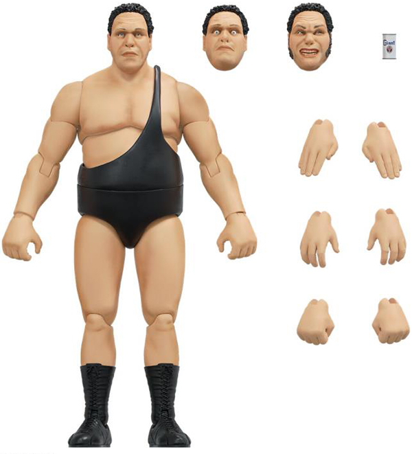 Andre the Giant Black Singlet 7-inch Scale | Ultimates | Super7