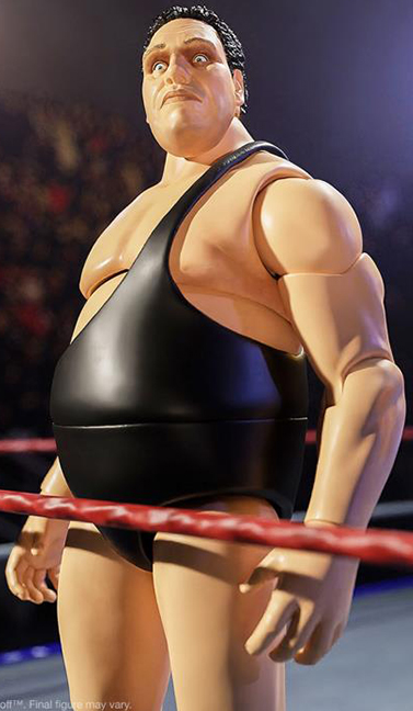 Andre the Giant Black Singlet 7-inch Scale | Ultimates | Super7