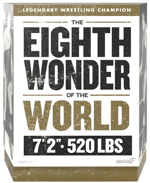 Andre the Giant Black Singlet 7-inch Scale | Ultimates | Super7