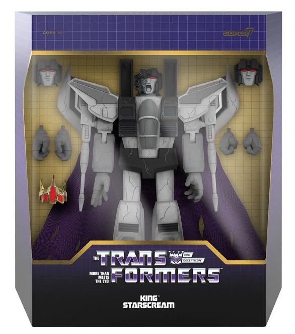 King Starscream Fallen Version 7-inch Scale | Transformers Ultimates | Super7