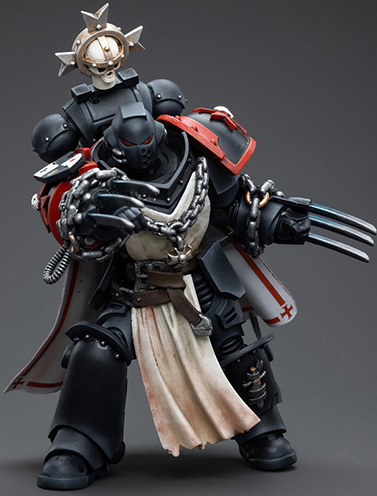 Black Templars Primaris Sword Brethren Alberic 1/18 Scale | Warhammer 40K | Joy Toy