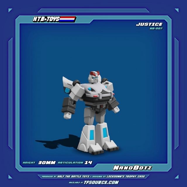 NB-007 Justice NanoBotz | HTB Toys