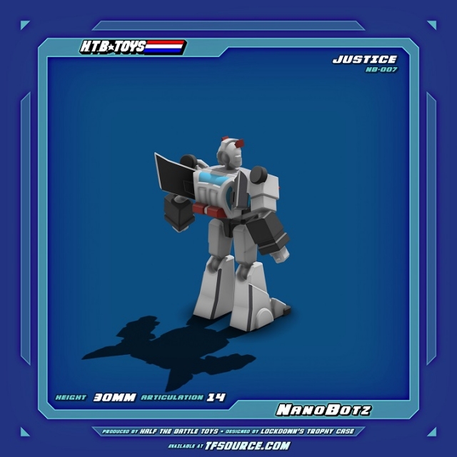 NB-007 Justice NanoBotz | HTB Toys