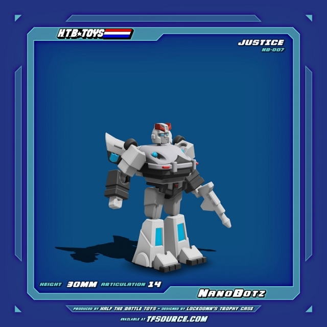 NB-007 Justice NanoBotz | HTB Toys