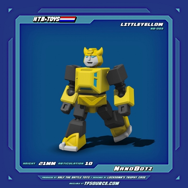 NB-003 Little Yellow NanoBotz | HTB Toys