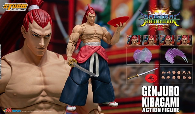 Genjuro Kibagami 1:12 Scale Figure | Samurai Shodown IV | Storm Collectibles