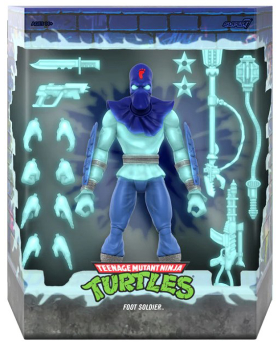 Foot Soldier Glow-in-the-Dark 7-inch Scale | Teenage Mutant Ninja Turtles Ultimates | Super7